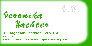 veronika wachter business card